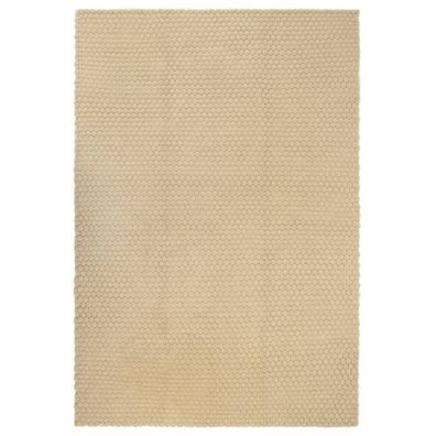 vidaXL Teppich Rechteckig Natur 120x180 cm Baumwolle