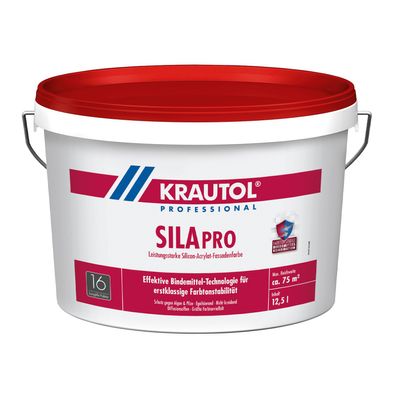 Krautol Fassadenfarbe SilaPRO Weiß 12,5L