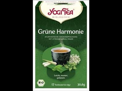Yogi Tea®, Yogi Tea GmbH 3x Yogi Tea® Grüne Harmonie Bio 17x1,8g
