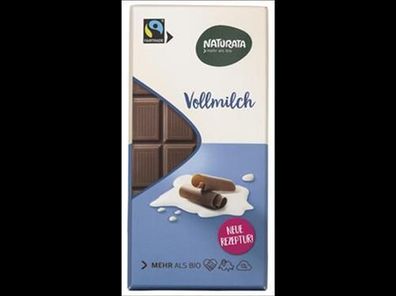 Naturata 3x Vollmilch Schokolade 100g