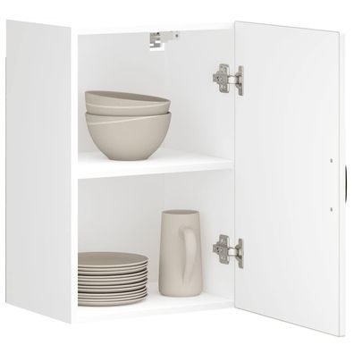 vidaXL Küchen-Hängeschrank Lucca Hochglanz-Weiß Holzwerkstoff