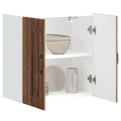 vidaXL Küchen-Hängeschrank Lucca Altholz-Optik Holzwerkstoff