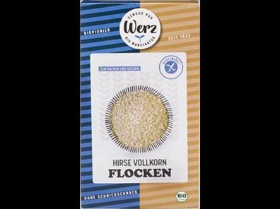 Naturkornmühle Werz Hirse Vollkorn Flocken, glutenfrei 250g