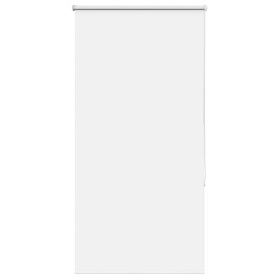 vidaXL Verdunkelungsrollo Weiß 85x130cm Stoffbreite 80,7 cm Polyester