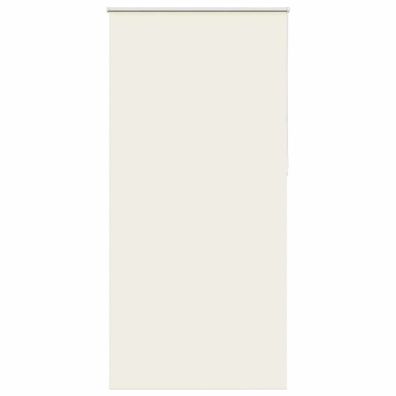 vidaXL Verdunkelungsrollo Cremeweiß 105x210cm Stoffbreite 100,7cm