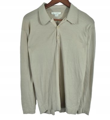 JOHN Smedley Pullover mit Kragen Extrafine Merinowolle M