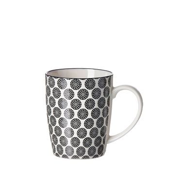 Ritzenhoff Takeo Circles Becher 350ml Schwarz Weiss
