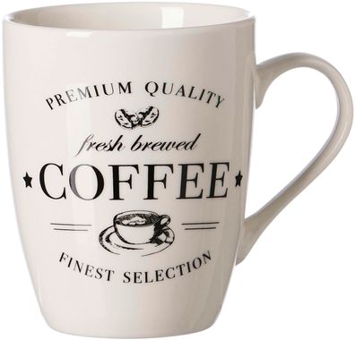 Ritzenhoff Finest Selection Becher Schwarz 310ml Porzellan
