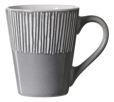 Ritzenhoff Banda Becher Grau ca 9x11cm 315ml Steingut