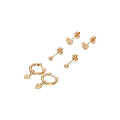 Emporio Armani Ohrringe Set EG3508221 925/000 Silber rosé vergoldet Zirkonia