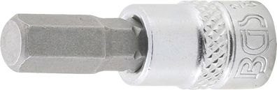 BGS-2746 | Bit-Einsatz | Antrieb Innenvierkant 6,3 mm (1/4") | Innensechskant 9/32"