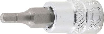 BGS-2741 | Bit-Einsatz | Antrieb Innenvierkant 6,3 mm (1/4") | Innensechskant 1/8"