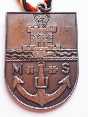 Abzeichen Plakette MUS Marineunteroffizierschule Plön