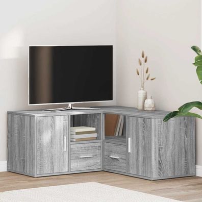 vidaXL Eckregal Grau Sonoma 160x40x45 cm Holzwerkstoff