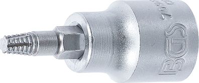BGS-7098-T25 | Schraubenausdreher-Bit-Einsatz, Antrieb Innenvierkant 10 mm (3/8),