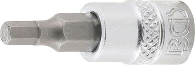 BGS-2742 | Bit-Einsatz | Antrieb Innenvierkant 6,3 mm (1/4") | Innensechskant 5/32"