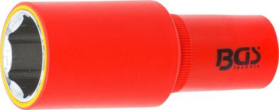 BGS-72074 | VDE-Steckschlüssel-Einsatz Sechskant, Antrieb Innenvierkant 12,5 mm