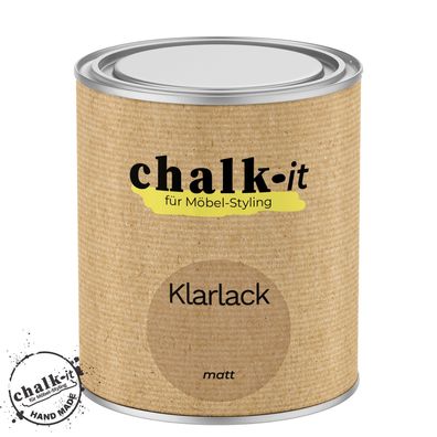 Klarlack 750ml Matt Möbel Versiegelung Holzlack Farblos Möbellack Kreidefarbe
