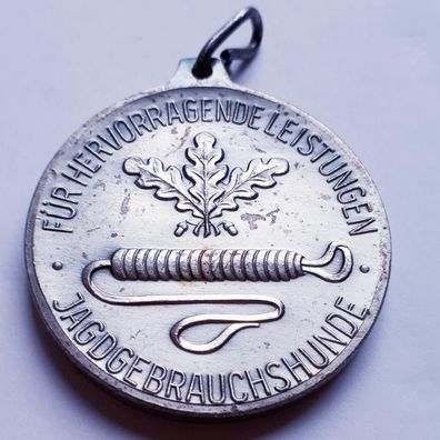 DDR Medaille Jagdgebrauchshunde Für hervorragende Leistungen silber