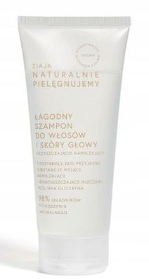 Ziaja Feuchtigkeitsshampoo fuer Haar & Kopfhaut, Sanfte Pflege, 200ml