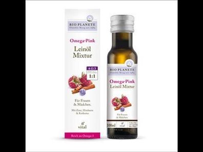 BIO Planète 6x Omega Pink Leinöl-Mixtur 0,1l