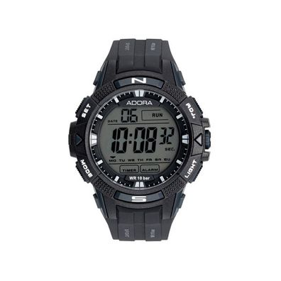 Adora AL3535 1-205886-001 Uhr Herren Digital Quarz Kunststoff 5Bar