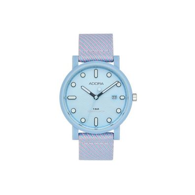 Adora OC2003 1-206042-001 Damen Uhr Quarz Kunststoff Nylon 5Bar