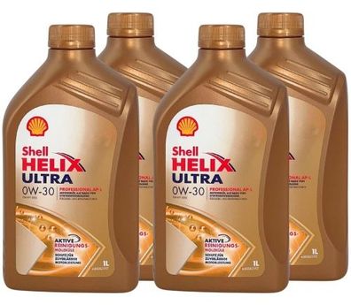 Shell Helix Ultra Professional AP-L 0W-30 4x1 Liter