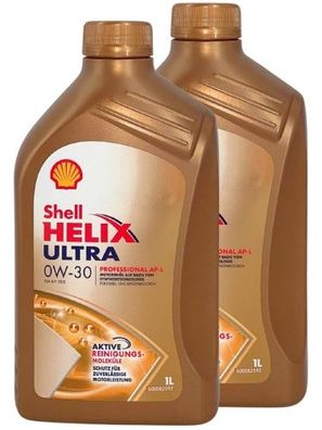 Shell Helix Ultra Professional AP-L 0W-30 2x1 Liter