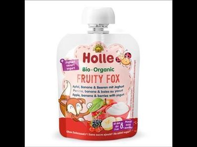 Holle Fruity Fox - Apfel, Banane & Beeren mit Joghurt 85g