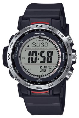 Casio Pro Trek Outdoor Herrenuhr Funk/Solar Schwarz PRW-35-1AER