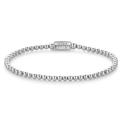 Rebel & Rose Schmuck Damen-Armband Silver Shine 3 mm RR-30002-S-S