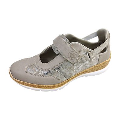 Rieker N4258-90 Silber metallic multi 90