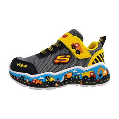 Skechers Play Scene 407312N BKYL Grau black/yellow BKYL