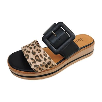 Jana 8-27271-42-903 Schwarz leopard 903