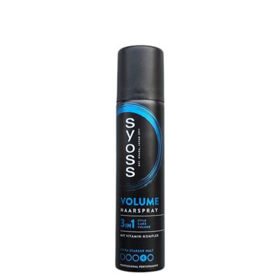 Syoss/Volume Haarspray 3in1 Extra Starker Halt "Reisegröße" 75ml/Haarstyling