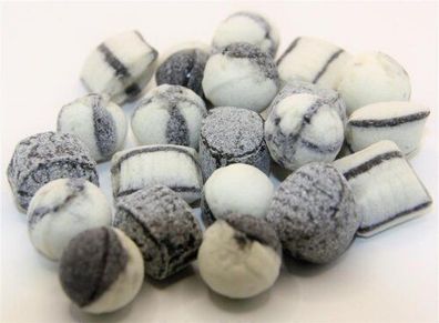 1 kg Salmiak-Menthol-Lakritz Spezial Mischung von Jahrmarktbonbon