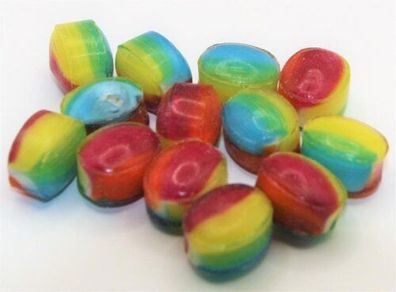 5 kg Zuckerfreie Regenbogen Exotic Bonbon von Jahrmarktbonbon