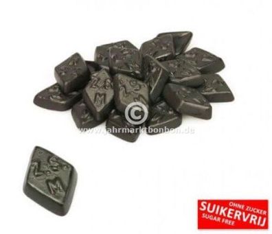 250 gr. Weiche Lakritze Zuckerfrei salzige Diamanten