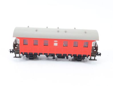 Trix Express H0 3309 Personenwagen Donnerbüchse 2. Klasse rot 83694 / Licht NEM