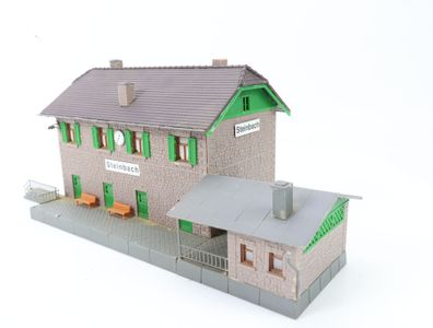 Faller H0 131288 Gebäude Bahnhof Steinbach / Neufeld gebaut