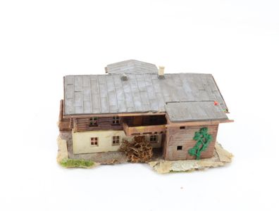 Kibri N aus Set 37034 Gebäude Wohnhaus Berghaus Alpenhaus 1:160 gebaut