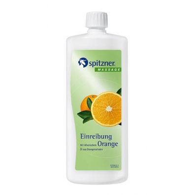 Spitzner Einreibung Orange 1 Liter (1000 ml) angenehm kühlend