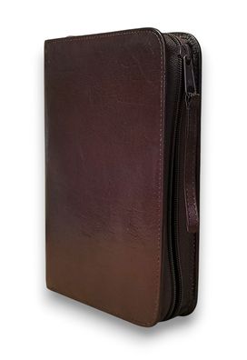 Succes Deluxe Senior Braun Organizer ZIP Agenda Leder Planer 20mm Ringung PS243DL01