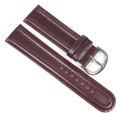 Minott Ersatzband Uhrenarmband Kalbsleder Band dunkelbraun 23278S