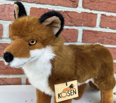 Kösen 3790 Fuchs Felix stehend Rotbraun Plüschtier Stofftier 32cm NEU!