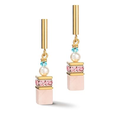 Coeur de Lion Ohrhänger 4013/20-0521 GeoCUBE® Iconic Ohrringe roségold