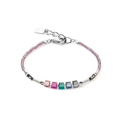 Coeur de Lion Armband 5027/30-1578 Cube Story Minimalistic Sparkling Multicolour