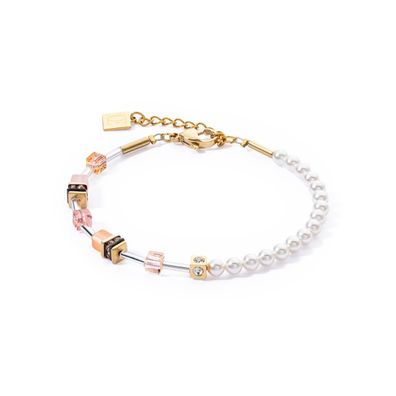 Coeur de Lion Armband 4087/30-0230 Mini Fusion Pearls Apricot Crush