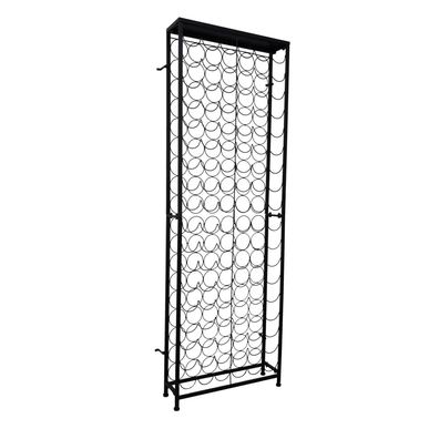 vidaXL Flaschenregal für 108 Flaschen Metall